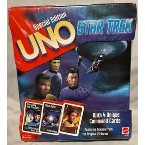 UNO Star Trek Special Edition Card Game NIB Sealed Collectible Tin